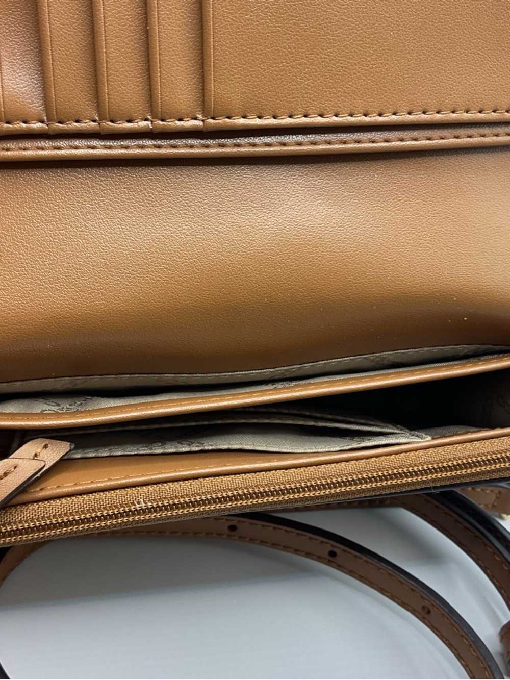 Michael Kors Jet Set Small Crossbody Bag Brown, Light Brown & Dark Brown - Picture 9 of 12
